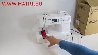 Janome M30A naaien met deze naaimachine [upl. by Aicilyt801]