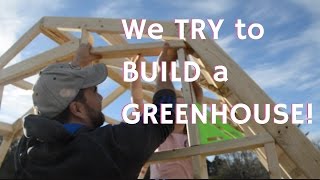 How To BUILD a GREENHOUSE from Scratch DIY [upl. by Rednav572]