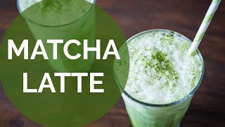 How to make the perfect MATCHA LATTE at home [upl. by Richardo463]