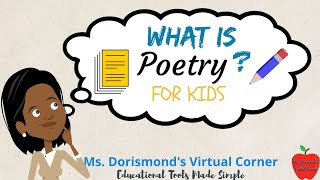 ✏️ What is Poetry  Poetry Writing for Kids and Beginners [upl. by Yllah]