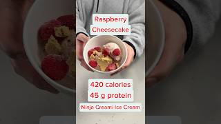 Ninja Creami Protein Raspberry Cheesecake Ice Cream [upl. by Alleinnad102]