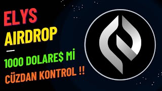 Elys Network Airdrop Açıklandı  2 NFT 1000 Dolares Mi  Mantra Scam Airdrop Yeni Bilgiler [upl. by Matilde154]