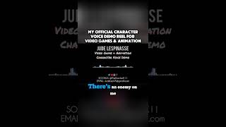 Jude Lespinasse  Character Voices Animation amp Video Games Voice Over Demo Reel [upl. by Portwine]