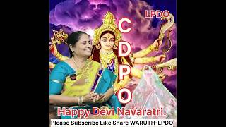 Smt V Jyothsna Reddy Garu CDPO  Navaratri  Dasera bhakti dasera durgapuja durgamaa [upl. by Ardeth]