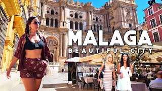 Malaga City Spain Beautiful City October 2024 Update Walking Tour Costa del Sol  Andalucía 4K [upl. by Lachish]