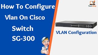 How To Configure VLan On Cisco Switch SG300 28Port [upl. by Olatha836]