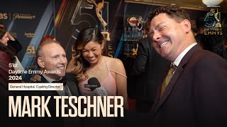 2024 Daytime Emmys Red Carpet Mark Teschner Casting Director General Hospital [upl. by Volny]