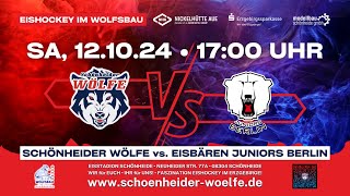 Pressekonferenz • Schönheider Wölfe vs Eisbären Juniors Berlin • 121024 [upl. by Ydur]