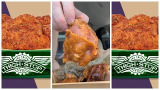 Wingstopthighstop Bonein Thighs Food Review [upl. by Orva180]