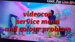 Videocon lcdled service menu [upl. by Long]