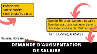 Rédiger une Modèle de DEMANDE D’AUGMENTATION DE SALAIRE │Lettre au Quotidien [upl. by Calysta647]