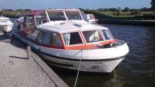 San Fernando 2 Norfolk Broads cruiser Richardsons [upl. by Aerdnahs365]