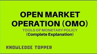 Open Market Operation By Knowledge Topper UrduHindi [upl. by Attehcnoc]