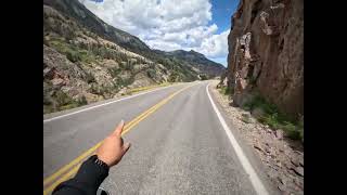 Red Mountain Pass from top to Ouray CO [upl. by Fleeta]