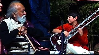 Legend Ravi Shankar Introduces Youngest Disciple Rishab Rikhiram Sharma [upl. by Chrystel]