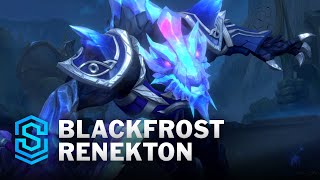 Blackfrost Renekton Wild Rift Skin Spotlight [upl. by Yellah]