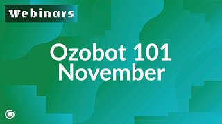 Ozobot 101 November [upl. by Nomolas]