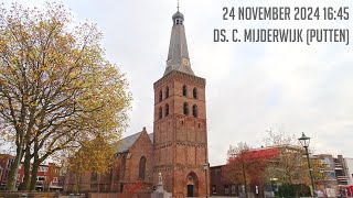 24112024  Middagdienst 1645  Oude Kerk  ds C Mijderwijk Putten [upl. by Kuska]