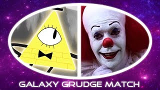 GALAXY GRUDGE MATCH 21  Bill Cipher VS Pennywise Gravity Falls VS IT [upl. by Kermy]