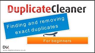 Finding and removing exact duplicates with Duplicate Cleaner [upl. by Llibyc977]