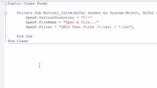 VBNET  The Open File Dialog AND The Stream Reader  SIMPLE Detailed Tutorial [upl. by Ayna]