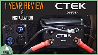 CTEK D250SA Dual Battery System Charger Review [upl. by Rekcut]