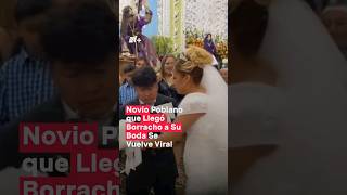 Novio poblano que llegó borracho a su boda se vuelve viral  N Shorts [upl. by Ellehc]