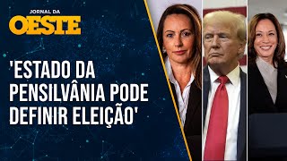 Primeira urna aberta nos EUA registra empate entre Trump e Kamala Harris [upl. by Drofwarc]