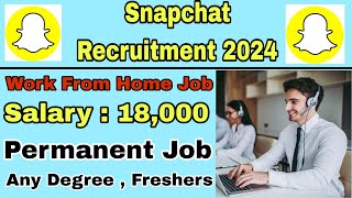 🔴 Snapchat Recruitment 2024  Freshers Apply  🔥18000 Salary  Tamil VelaiVaippu [upl. by Alesram]