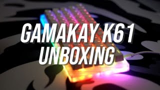 GamaKay K61 Unboxing [upl. by Kcirrag639]