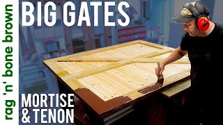 Three Big Gates Using Salvaged Wood [upl. by Weinberg]