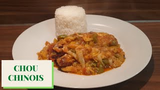 CHOU CHINOIS SAUTÉ AVEC DU POULET  RECETTE FACILE ET RAPIDE [upl. by Deerdre]