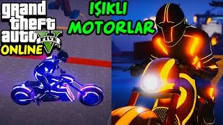 IŞIKLI MOTORLARLA 4 KİŞİ KAPIŞMA  GTA 5 ONLINE [upl. by Ecnaret]