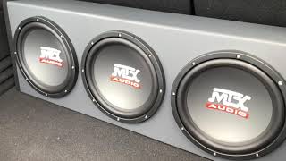 MTX Triple Road Thunder Subwoofer [upl. by Lodge430]