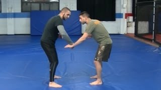 Simple and effective takedown for BJJ Fighters  Coach Firas Zahabi [upl. by Solraced]