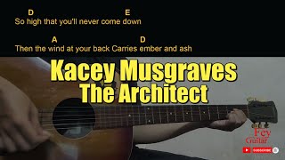 Kacey Musgraves  The Architect Guitar Chords cover [upl. by Limay]