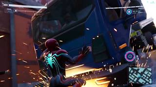 Tombstone On The Move Mission Guide  SPIDERMAN PS4  RetroGAMEz [upl. by Lymann]