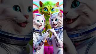 Tomi and Lisa Explore the Universe cat anime story cute catlover shorts fyp [upl. by Nirra]