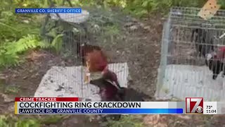 15 arrested in raid at Granville County cockfighting ring [upl. by Ariek579]