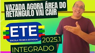 VAZADA AGORA ÁREA DO RETANGULO ETE INTEGRADO 20251 [upl. by Sana596]