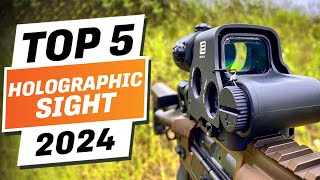 Top 5 BEST Holographic Sight You can Buy Right Now 2024 [upl. by Yemarej]