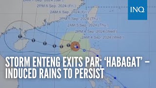 Storm Enteng exits PAR ‘habagat’ – induced rains to persist [upl. by Schurman]