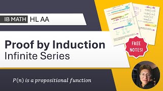 IB Math HL AA Proof by Induction Part 1  Infinite Series [upl. by Aylad714]