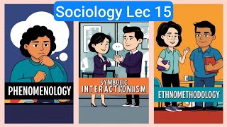 Lec 15  Symbolic Interactionism Phenomenology amp Ethnomethodology  Critique of Positivism  UPSC [upl. by Merchant]