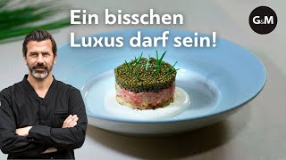 Rösti mit Rindstatar von Andreas Caminada  GaultMillau Schweiz [upl. by Cristy172]