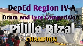 Regional Drum and Lyre Competition 2019 Region IVA CALABARZON Pililla Rizal [upl. by Francyne37]