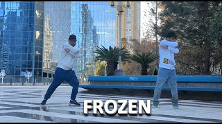 Madonna Vs Sickick  Frozen  Shaddad amp Hassan Freestyle Dance [upl. by Halian]