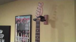 Guitar Wall Hangers A simple demo of how to hang your guitar on the wall [upl. by Eirrej]