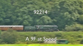 92214  A 9F at Speed [upl. by Aliakim]