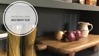 2023 Pantry Challenge Pantry Tour [upl. by Labors]